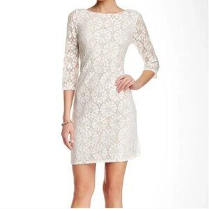 ELIZA J. Lace Shift Dress Size 6
